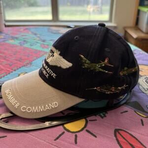 Commemorative Air Force Bomber Command Embroidered‎ Planes Men's Hat Strapback